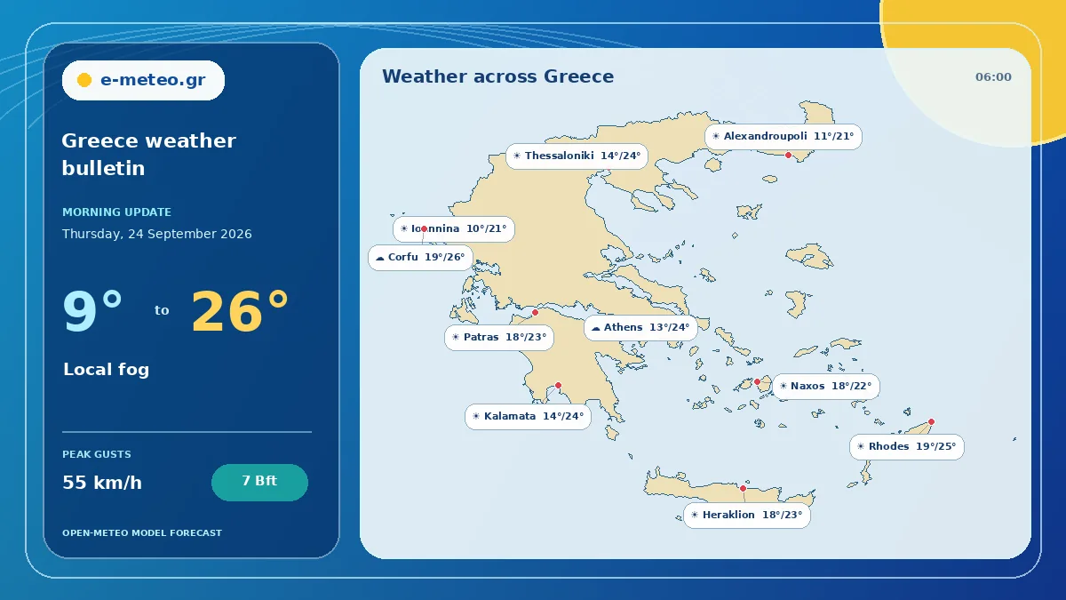 Morning update — e-meteo.gr